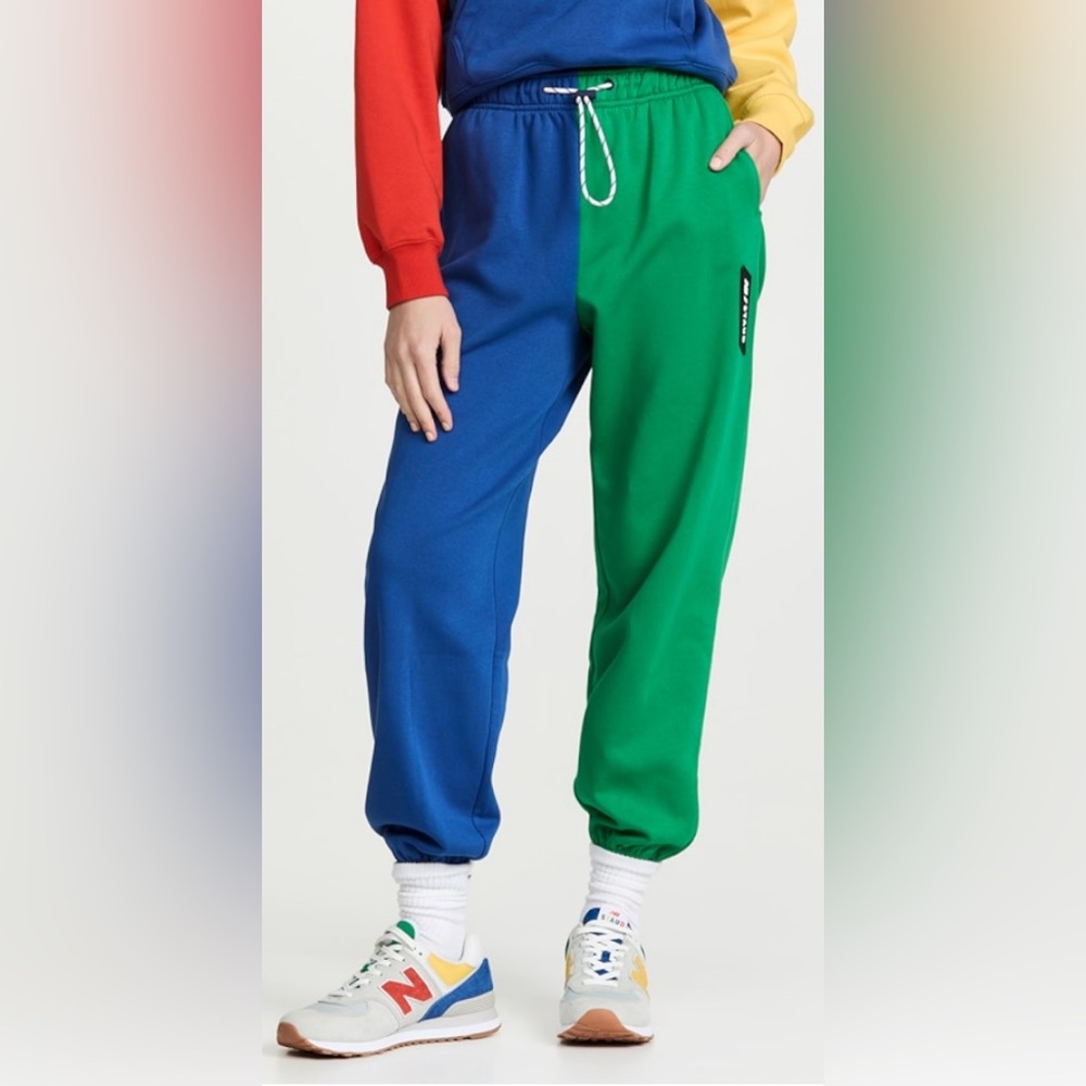 Staud x New Balance collab color block women’s sweatpants size medium